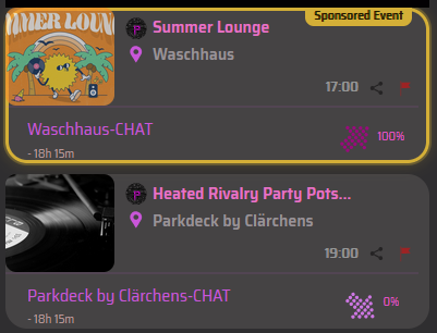 Beispiel Event-Hervorhebung